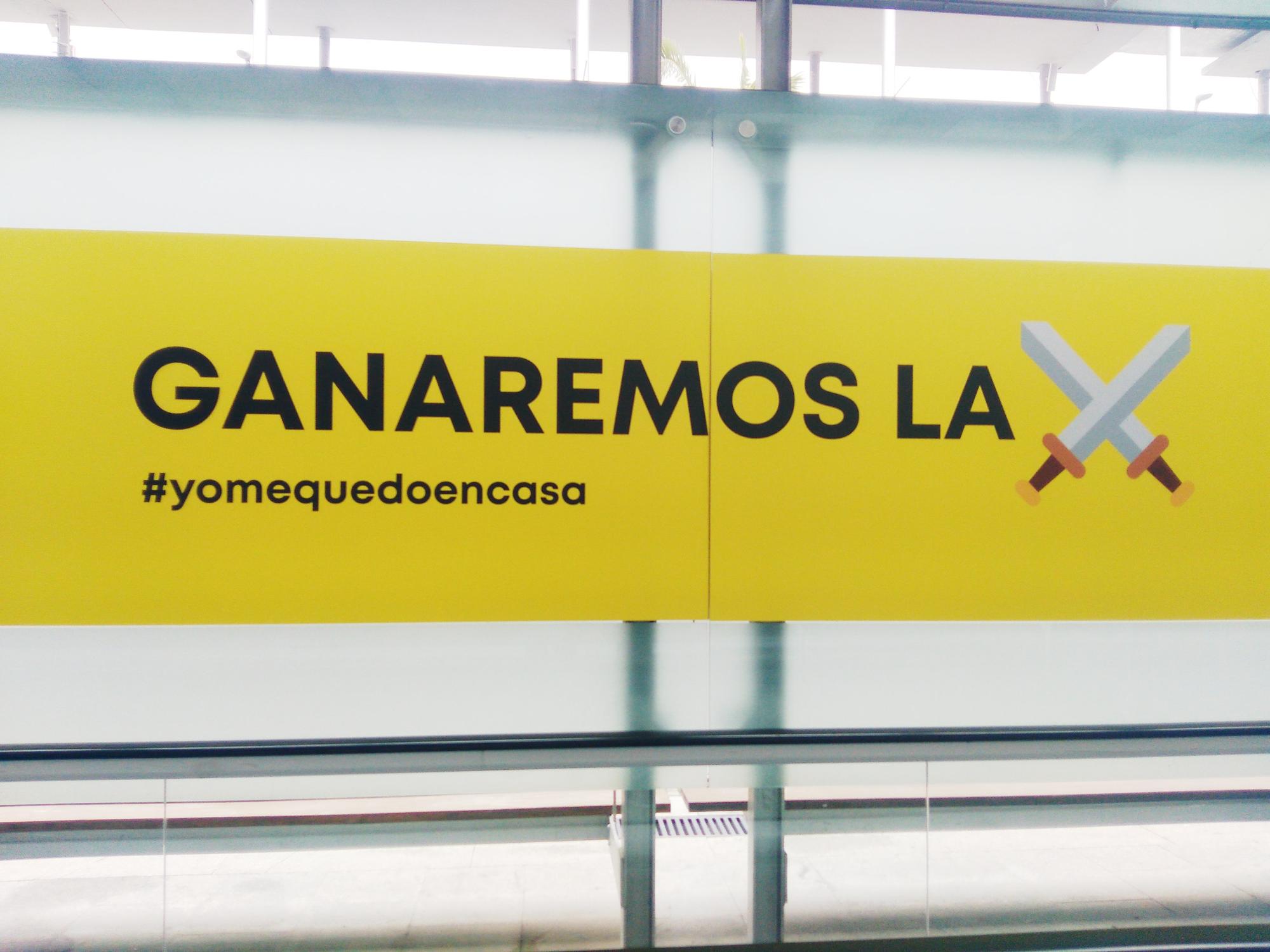 Cartel en Ifema